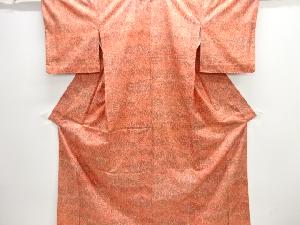 南天模様小紋着物